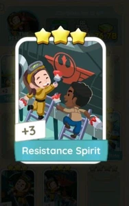 Resistance Spirit - Monopoly!!! 3⭐️ Star Wars Album - Picture 1 of 1