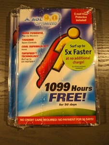AOL CD-ROM Version 9.0 optimiert - Hartschale - Vintage & versiegelt - Bild 1 von 3