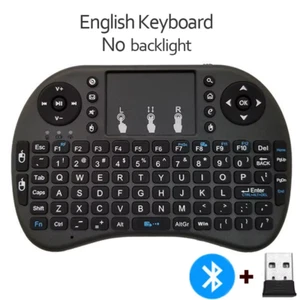 Bluetooth 2.4G Colorful Backlight Russian Spanish Air Mouse Remote Touchpad for - Picture 1 of 16