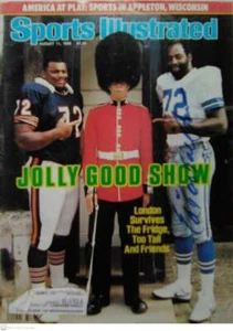 ED TOO TALL JONES SIGNED SPORTS ILLUSTRATED AUG 11 1986 COWBOYS - Picture 1 of 1