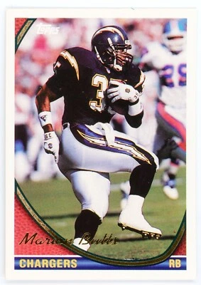 1994 Topps Marion Butts Card  #224 - Image 1 of 4