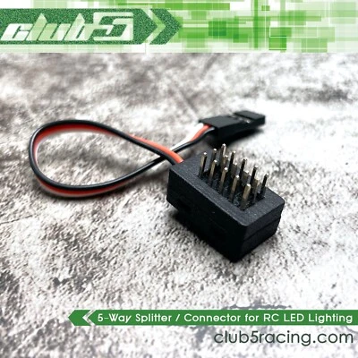 5-Way Micro Splitter Servo / Lighting for RC Crawlers (V2) - Image 1 of 4