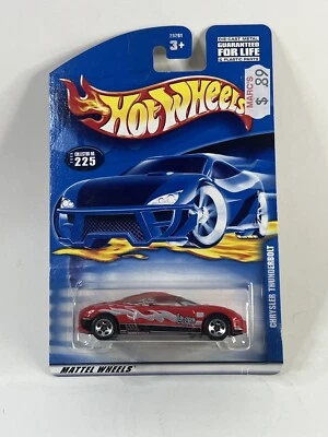 Chrysler Thunderbolt 1998 Hot Wheels. Tarjeta azul rara 2000. Coll. No. 225. Foto 1 de 2