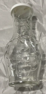 Vintage Good Seasons Salad Dressing Vine Embossed Glass Cruet Shaker Bottle &Lid - Picture 1 of 4