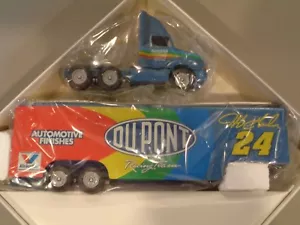 Winross Models 1/64 camion e rimorchio Hendrick Du Pont Racing Team Jeff Gordon - Foto 1 di 2
