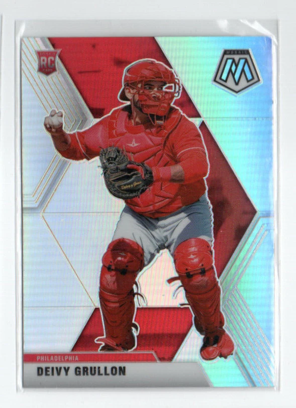 2020 Chronicles Mosaic Deivy Grullon RC ROOKIE Silver PHILLIES Prizm