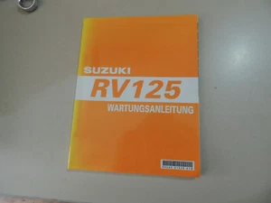 Suzuki RV 125 VanVan 2003 Werkstatthandbuch Reparatur Wartung - Picture 1 of 13
