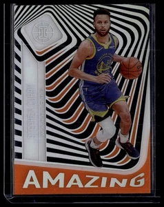 Panini Illusions #13 2020-21 Stephen Curry Amazing Orange - Imagen 1 de 2