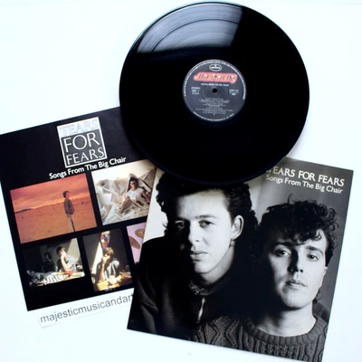 PRISTINE ORIGINAL 1984 TEARS FOR FEARS SONGS FROM THE BIG CHAIR VINYL LP EX NM - Image 1 of 4
