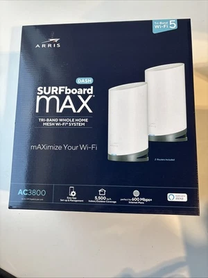 Arris WC4S SURFboard mAX Tri-Band Mesh System New sealed - Image 1 of 4