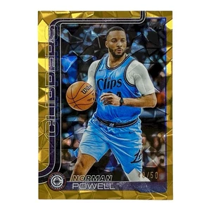 Topps 2025-26 LA Clippers Norman Powell Gold Cracked Ice #144 Basketball Card /50 - Bild 1 von 2