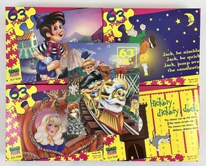 Nuevo de Lote Antiguo Hoyle para Niños 63 Piezas Puzzle Lote Cenicienta Pinocho Jack Hickory Trolls - Imagen 1 de 11