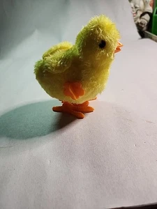 Aufziehbares flauschiges gelbes Kükenspielzeug Huhn Ostern - Bild 1 von 5