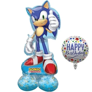 53" Sonic Airloonz Ballon Geburtstag Dekoration - Sonic Party Zubehör - Bild 1 von 1