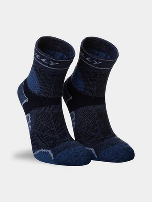 Hilly Trail Anklet Max Cushion Sports Running Socks - Marine / Navy Blue - Image 1 of 4