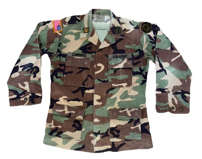 US Army Camo BDU Shirt Hot Weather Coat Med Long Field Jacket 8415-01-390-8549 - Image 1 of 4