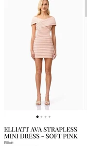 Elliatt Ava Strapless Mini Dress Size S  - Picture 1 of 8