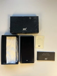 MONTBLANC Meisterstück Black Leather Premium Long Wallet - Picture 1 of 24