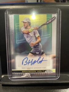 Tenis Brandon Holt 2024 Topps cromado automático #TCA-BHT - Imagen 1 de 2