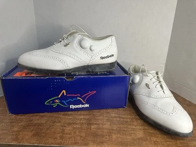 NUEVO Zapatos de Golf Reebok The Pump Tiburón Greg Norman De Colección Años 90 Talla 12 NOS 14-8995 RAROS Foto 1 de 4