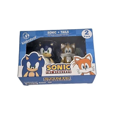 Sonic The Hedgehog Sonic & Tails Figura Vinilo Paquete de 2 Kidrobot 2020 Nuevo Foto 1 de 4