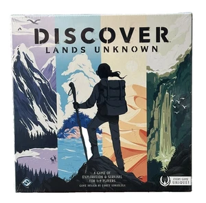 Discover Lands Unknown Board Game - A Game of Exploration & Survival, 1 - 4 Play - Picture 1 of 2