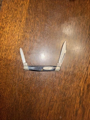 Cuchillo de Bolsillo Vintage Plegable Buck 309 Hecho en EE. UU. 2 Hojas Negro Foto 1 de 4