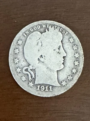 1911 D Barber Quarter G - Image 1 of 4