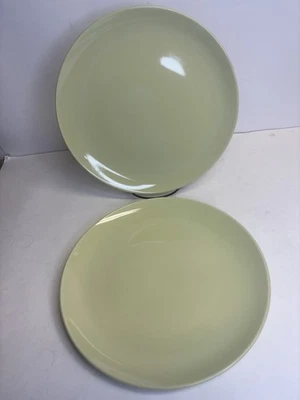 IKEA FARGRIK 12011 Dinner Plates Discontinued Green 10.5”. Set Of Two - Image 1 of 4
