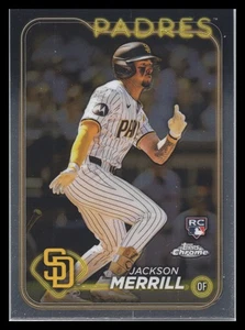 2024 Topps chrome #207 Jackson Merrill RC San Diego Padres - Picture 1 of 2
