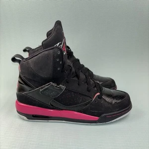 Nike Air Jordan Flight 45 hohe Schuhe Größe 6Y Damengröße 7,5 524864-017 schwarz - Bild 1 von 12