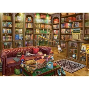Ravensburger - La sala de lectura - Rompecabezas de 1000 piezas - Impresionante, vívido... - Imagen 1 de 3