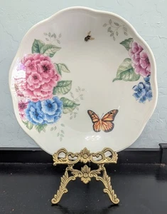 Lenox SCHMETTERLINGSWIESE HORTENSIE Runde Servierschüssel 8,75" x 1,5" - Bild 1 von 4