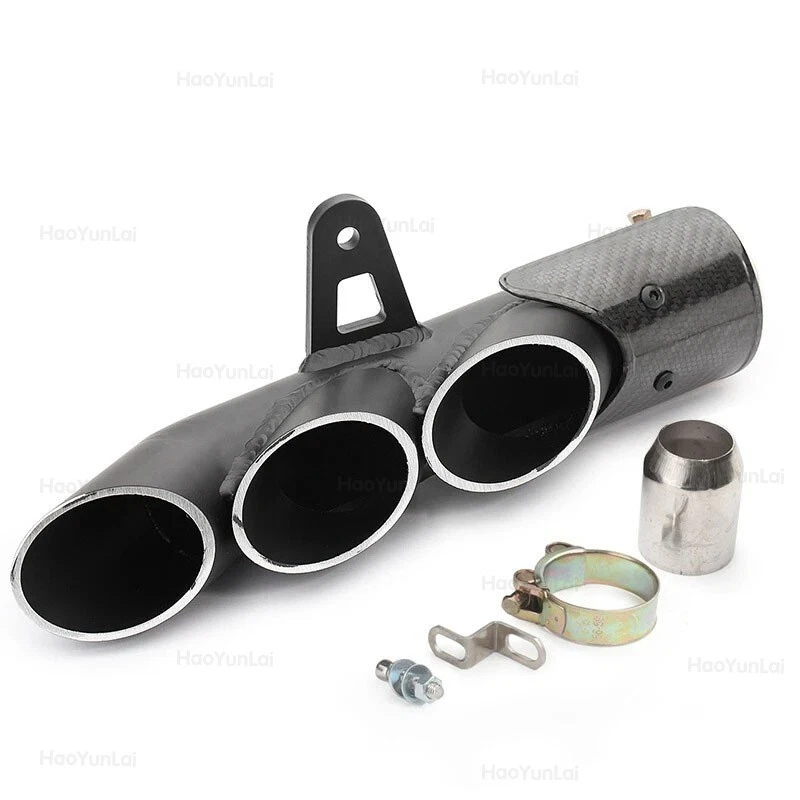Tubo de escape universal para motocicleta Suzuki Slip-on 51 mm 2" puntas silenciadoras A11 Foto 1 de 4