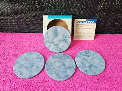 CoasterStone Natural Classics Set Of 4 Round Coasters Absorbent Drink Stoneware - Image 1 of 4