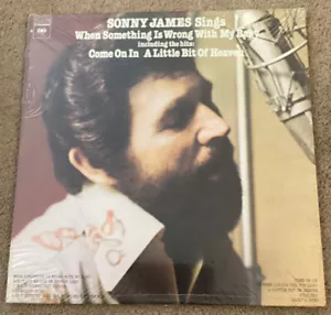 Sonny James When Something is Wrong KC34309 - Vintage Vinyl Record Sealed New - Imagen 1 de 2