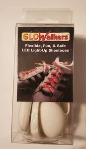 GloWalkers LED Light-up Shoelaces Red Safety Lights New - Picture 1 of 5
