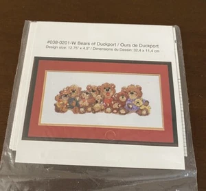 Janlynn Counted Cross Stitch Bears Of Duckport Chart Only READ MORE - Picture 1 of 2