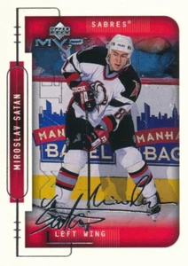 1999-00 Upper Deck MVP SILVER SCRIPT #26 MIROSLAV SATAN - Buffalo Sabres - Bild 1 von 1