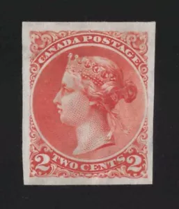 Canada (1891) 2c vermilion Victoria CBN "Dominion" Engraved Essay Proof - Picture 1 of 1