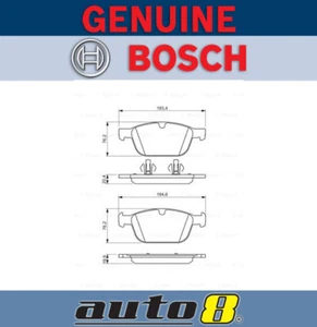 Bosch Front Brake Pads for Volvo Xc60 3L Petrol B6304T4 2010 - 2016 - Picture 1 of 5