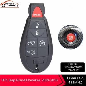 for Jeep Grand Cherokee 2009 2010 11 12 2013 Keyless Go Fobik Key FOB IYZ-C01C - Bild 1 von 4