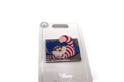 Disney Cheshire Cat-Alice in Wonderland-Laying on purple tree branch pin - Image 1 of 2