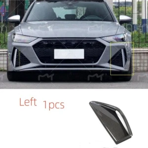for Audi RS6 RS7 Avant Wagon 4-Door Left Dry Carbon Fiber Front Bumper Scoop - Bild 1 von 6