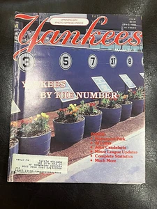 1988 New York Yankees Magazine By The Number Opening Day Photo Spread 6/2/88 - Picture 1 of 2