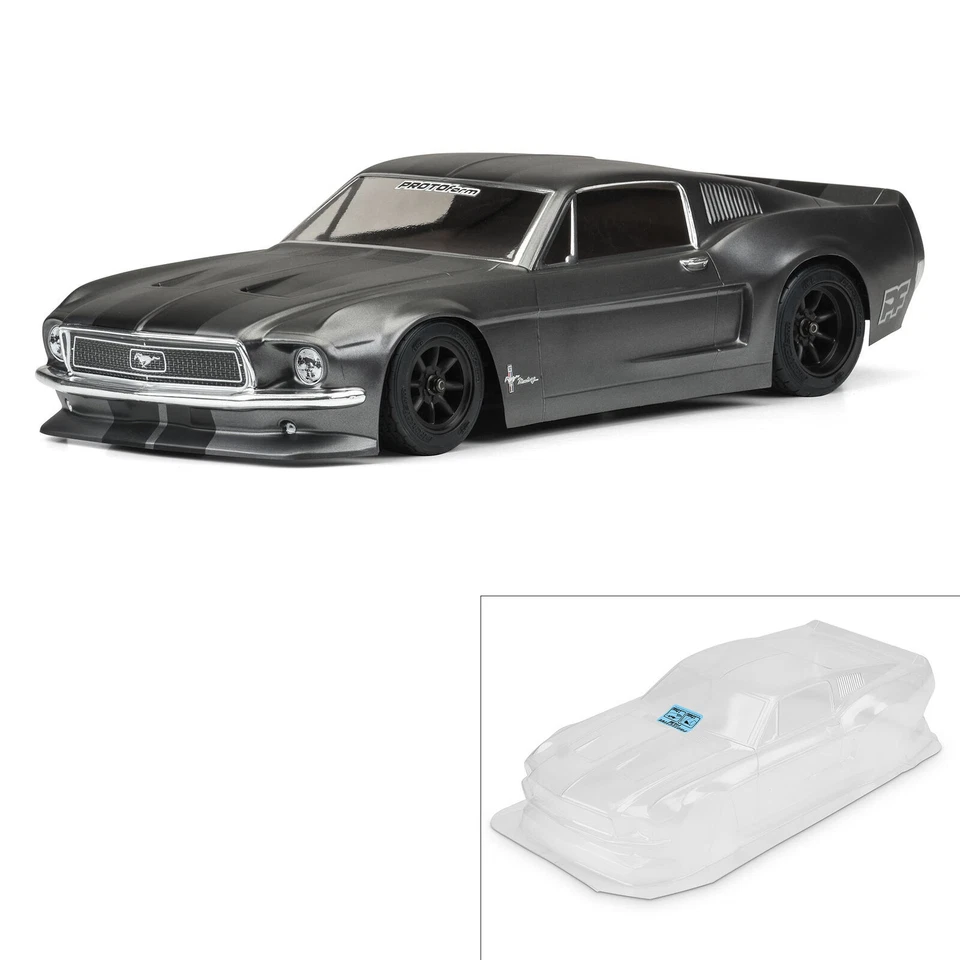 ProtoForm 1/10 VTA Class 1968 Ford Mustang Clear Body PRM1558-40 - Image 1 of 1