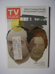 Los Angeles Mar 22 TV GUIDE 1975 STREETS OF SAN FRANCISCO Karl Malden M Douglas - Picture 1 of 1