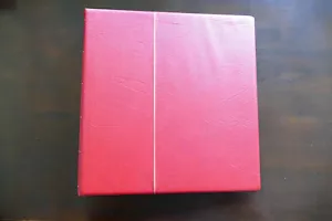 LEUCHTTURM Raccoglitore ad Anelli Excellent + Schuber 13 Rosso Usato ( Slg 0210) - Imagen 1 de 4