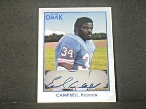 Earl Campbell 2011 TriStar Obak Autograph Blue (1/5) Houston Oilers Auto #A6 - Picture 1 of 2