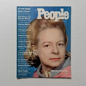 People Magazine - March 11, 1974 - Issue 2 - Martha Mitchell/Bobby Fischer - VG+ - Picture 1 of 4
